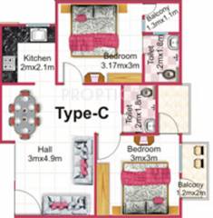 Macker Silver Estate Vertica (2BHK+2T (1,046 sq ft) 1046 sq ft) Macker Silver Estate Vertica (2BHK+2T (1,046 sq ft) 1046 sq ft)