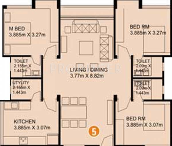 Naresh Pallkhi Enclave (3BHK+3T (1,710 sq ft) 1710 sq ft)