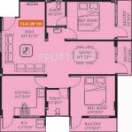 S4 Sky (2BHK+2T (1,141 sq ft) 1141 sq ft)