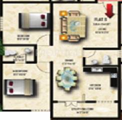 Kumari Lotus (2BHK+2T (1,040 sq ft) 1040 sq ft) Kumari Lotus (2BHK+2T (1,040 sq ft) 1040 sq ft)