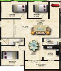 Kumari Lotus (3BHK+2T (1,300 sq ft) 1300 sq ft) Kumari Lotus (3BHK+2T (1,300 sq ft) 1300 sq ft)