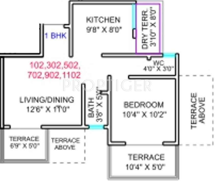 Shree Bhagwati Rudraksh (1BHK+1T (679 sq ft) 679 sq ft)