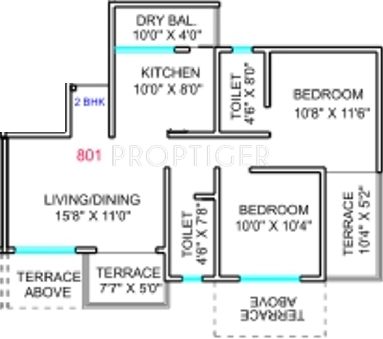 Shree Bhagwati Rudraksh (2BHK+2T (952 sq ft) 952 sq ft)