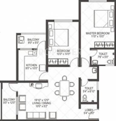 Designer Homes Colaco Court (2BHK+2T (1,175 sq ft) 1175 sq ft) Designer Homes Colaco Court (2BHK+2T (1,175 sq ft) 1175 sq ft)