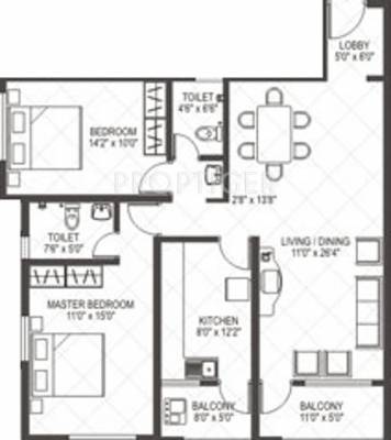 Designer Homes Colaco Court (2BHK+2T (1,210 sq ft) 1210 sq ft) Designer Homes Colaco Court (2BHK+2T (1,210 sq ft) 1210 sq ft)