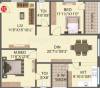 Magna Lake View (2BHK+2T (1,250 sq ft) 1250 sq ft)