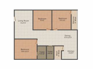 Magna Lake View (3BHK+3T (1,560 sq ft) Pooja Room 1560 sq ft) Magna Lake View (3BHK+3T (1,560 sq ft) Pooja Room 1560 sq ft)