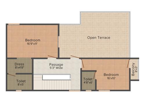 DD Den Sri Mayura Garden (3BHK+3T (1,824 sq ft) 1824 sq ft)
