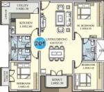 Mithrabhoomi Maanya Mansion (3BHK+3T (1,650 sq ft) 1650 sq ft)