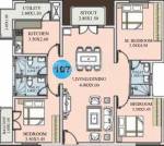 Mithrabhoomi Maanya Mansion (3BHK+3T (1,672 sq ft) 1672 sq ft)