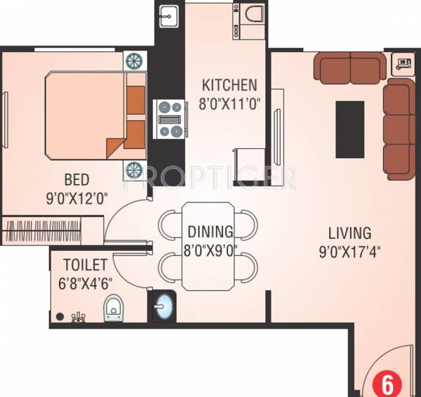 Matha Crystal (1BHK+1T (600 sq ft) 600 sq ft) Matha Crystal (1BHK+1T (600 sq ft) 600 sq ft)