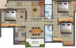 Madhusudan Builders Narayan Complex Floor Plan (3BHK+3T (1,135 sq ft) 1135 sq ft)