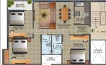 Madhusudan Builders Narayan Complex Floor Plan (3BHK+3T (1,160 sq ft) 1160 sq ft)