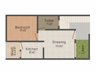 Sheetal Town Villas (1BHK+1T (450 sq ft) 450 sq ft) Sheetal Town Villas (1BHK+1T (450 sq ft) 450 sq ft)