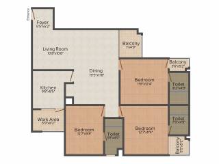 Cheloor Alice Legacy (3BHK+3T (1,692 sq ft) 1692 sq ft)