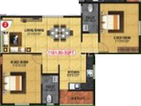Navya Nidhi (2BHK+2T (1,161 sq ft) 1161 sq ft)