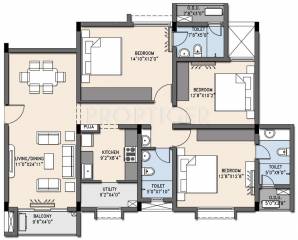 Casagrand Cherry Pick (3BHK+3T (1,624 sq ft) + Pooja Room 1624 sq ft) Casagrand Cherry Pick (3BHK+3T (1,624 sq ft) + Pooja Room 1624 sq ft)