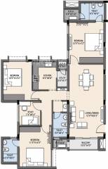 Casagrand Cherry Pick (3BHK+3T (1,768 sq ft) + Study Room 1768 sq ft) Casagrand Cherry Pick (3BHK+3T (1,768 sq ft) + Study Room 1768 sq ft)