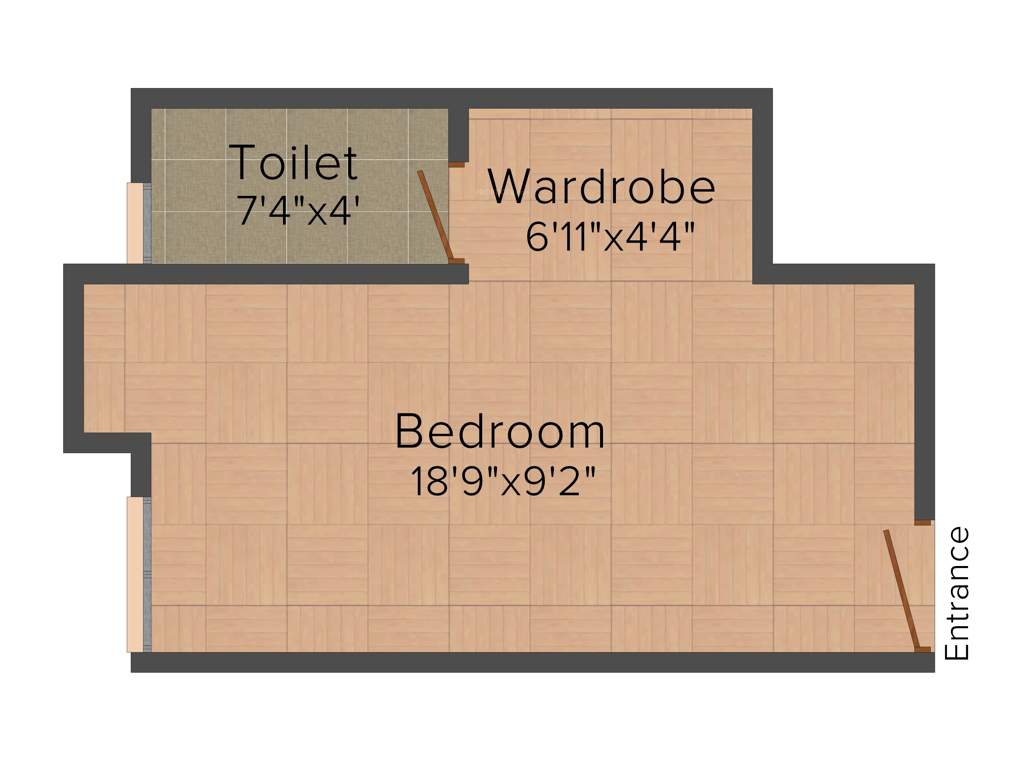 Cheloor Seventh Avenue (1BHK+1T (368 sq ft) 368 sq ft)