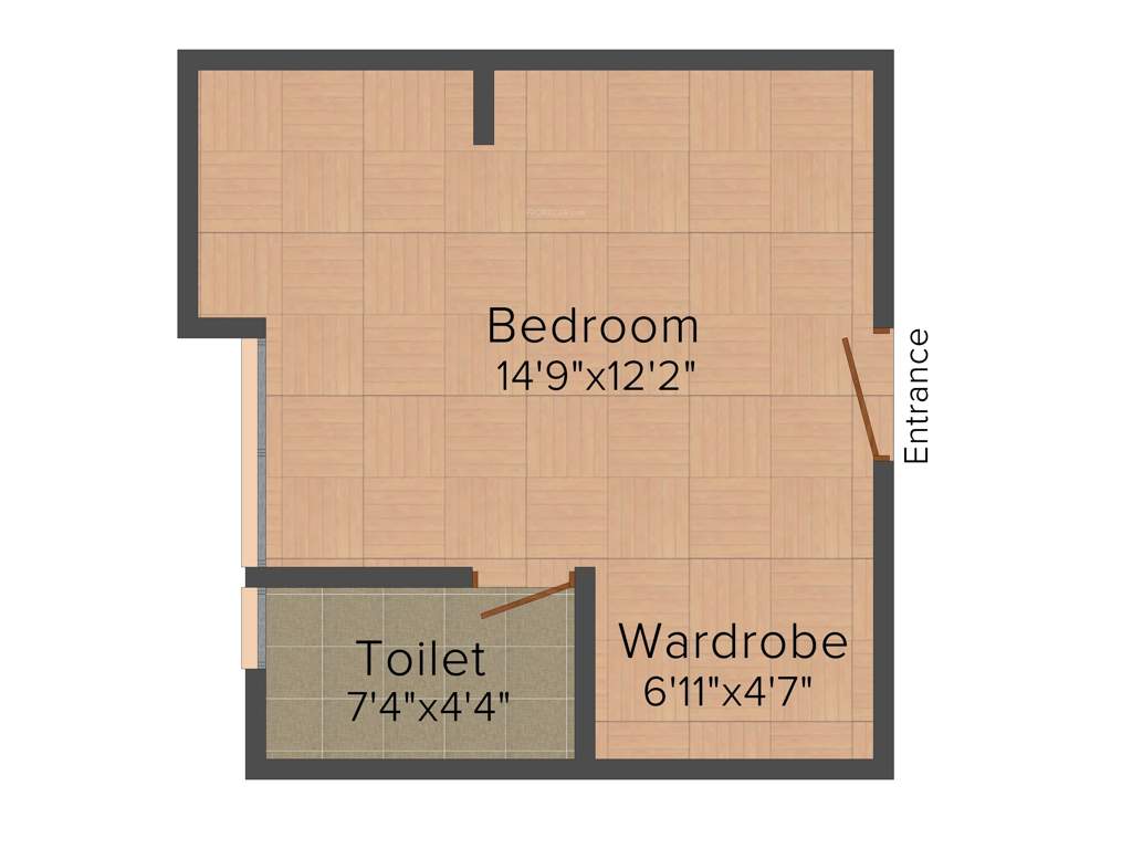 Cheloor Seventh Avenue (1BHK+1T (397 sq ft) 397 sq ft)