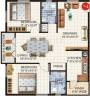 Samiksha Ranganath Arcade (2BHK+2T (1,088 sq ft) 1088 sq ft)