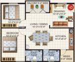 Samiksha Ranganath Arcade (2BHK+2T (976 sq ft) 976 sq ft) Samiksha Ranganath Arcade (2BHK+2T (976 sq ft) 976 sq ft)