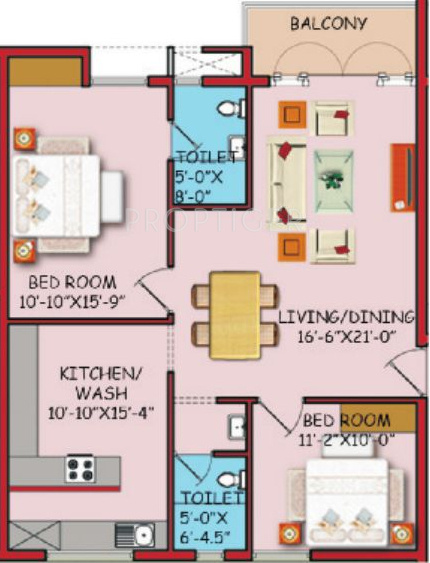 KO Aishwaryam Pride (2BHK+2T (1,201 sq ft) 1201 sq ft) KO Aishwaryam Pride (2BHK+2T (1,201 sq ft) 1201 sq ft)