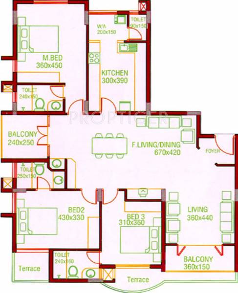 Empire Residency (3BHK+3T (2,012 sq ft) 2012 sq ft) Empire Residency (3BHK+3T (2,012 sq ft) 2012 sq ft)