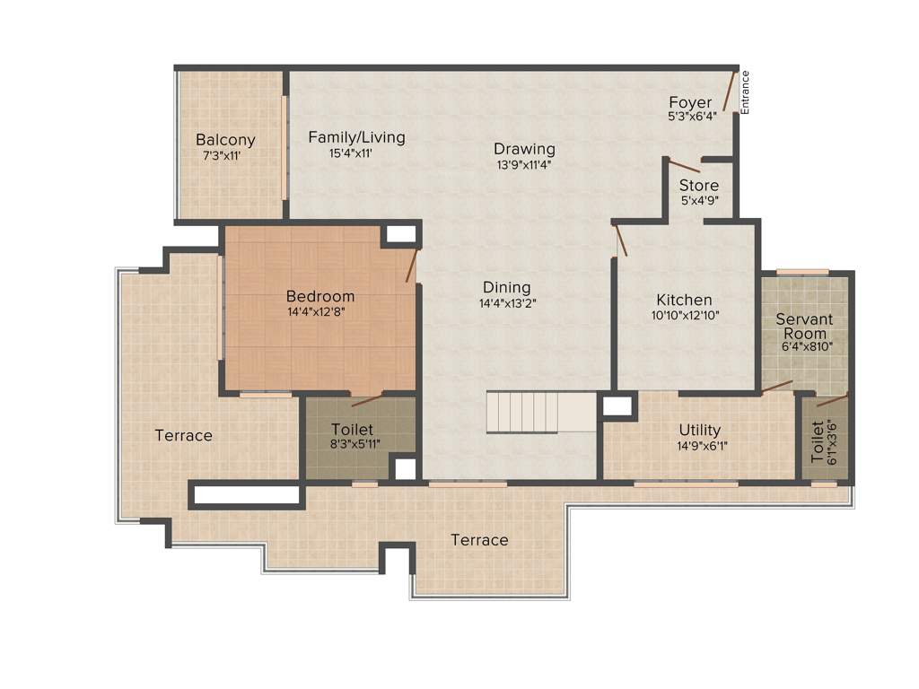 Cheloor El Dorado (3BHK+4T (3,089 sq ft) + Servant Room 3089 sq ft)