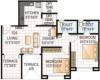 GK Rose E Mehar (2BHK+2T (873 sq ft) 873 sq ft)