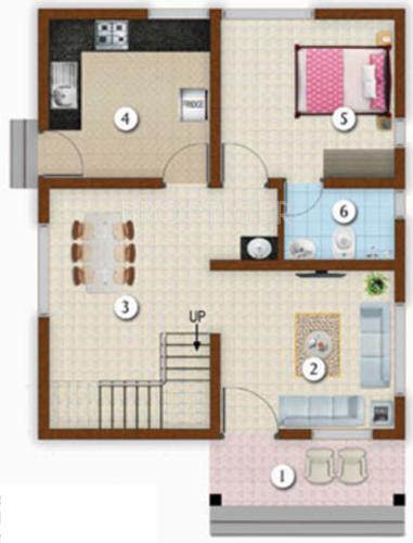 TBPL Ambady The Villas Phase 2 (3BHK+3T (1,297 sq ft) 1297 sq ft)