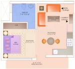 Bhakti GBM Apartments (1BHK+1T (579 sq ft) 579 sq ft)