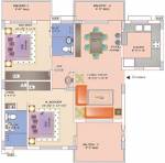 Bhakti GBM Apartments (2BHK+2T (1,260 sq ft) 1260 sq ft)