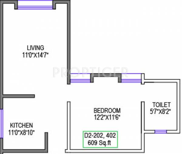 Gagan Nulife (1BHK+1T (609 sq ft) 609 sq ft) Gagan Nulife (1BHK+1T (609 sq ft) 609 sq ft)