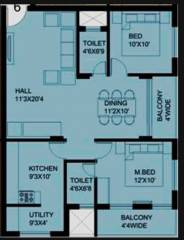 Mugrody Kinnigoli Enclave (2BHK+2T (1,135 sq ft) 1135 sq ft) Mugrody Kinnigoli Enclave (2BHK+2T (1,135 sq ft) 1135 sq ft)