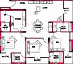 Express Campus Residency (3BHK+3T (1,429 sq ft) 1429 sq ft) Express Campus Residency (3BHK+3T (1,429 sq ft) 1429 sq ft)