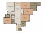 Trilokesh Gulmohar Auris (4BHK+4T (3,780 sq ft)   Servant Room 3780 sq ft)
