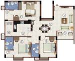 TBPL Candela (3BHK+3T (1,402 sq ft) 1402 sq ft)