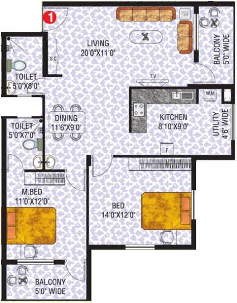 Vishwas Aloevera (2BHK+2T (1,210 sq ft) 1210 sq ft) Vishwas Aloevera (2BHK+2T (1,210 sq ft) 1210 sq ft)