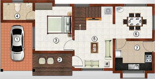 TBPL Neelanjanam (3BHK+3T (1,289 sq ft) 1289 sq ft)
