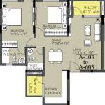 Mittal Pride (2BHK+2T (1,250 sq ft) 1250 sq ft)