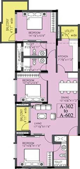 Mittal Pride (3BHK+3T (1,425 sq ft) 1425 sq ft) Mittal Pride (3BHK+3T (1,425 sq ft) 1425 sq ft)