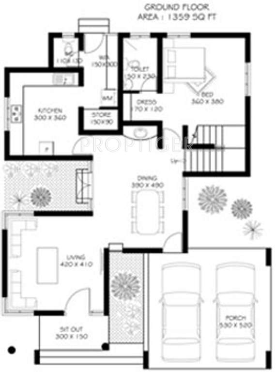 Zealots Golden Terrace (4BHK+4T (2,463 sq ft) 2463 sq ft)