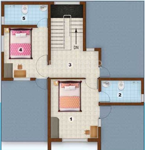 TBPL Anjali Gardens (3BHK+3T (1,643 sq ft) 1643 sq ft)