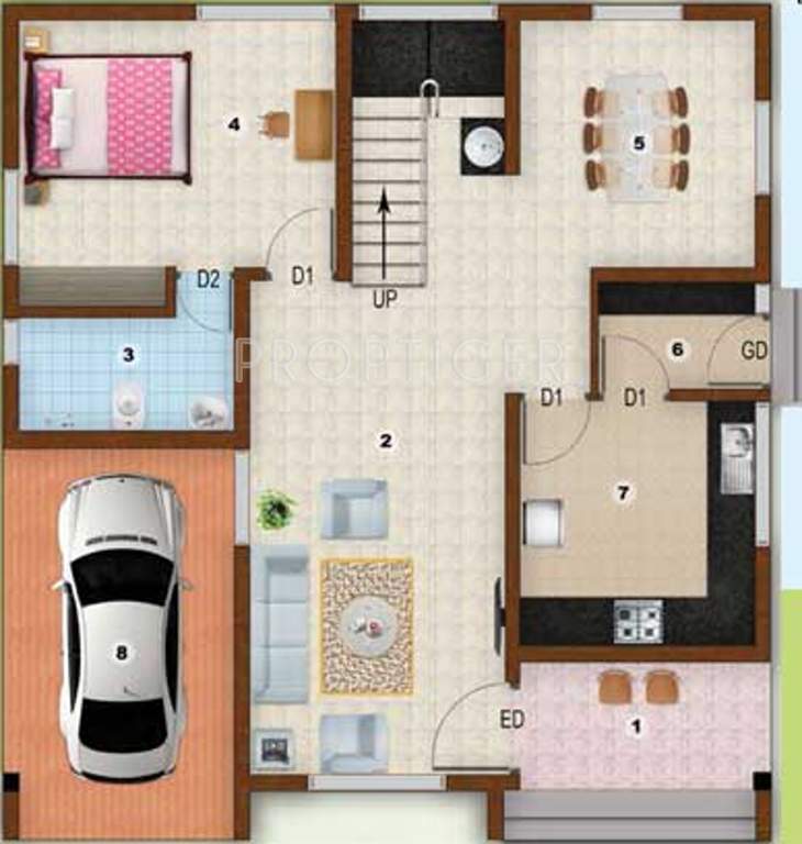 TBPL Anjali Gardens (3BHK+3T (1,725 sq ft) 1725 sq ft)