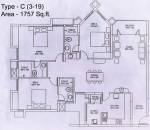 Skyline Hill View (3BHK+4T (1,757 sq ft) 1757 sq ft)