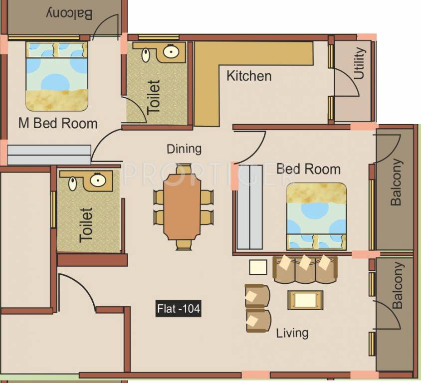 Manasa Silver Oak (2BHK+2T (1,116 sq ft) 1116 sq ft) Manasa Silver Oak (2BHK+2T (1,116 sq ft) 1116 sq ft)