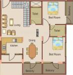 Manasa Silver Oak (3BHK+3T (1,979 sq ft) 1979 sq ft)