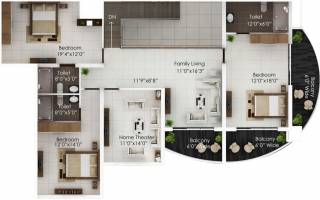 Land Solitaire (5BHK+5T (4,395 sq ft) 4395 sq ft)