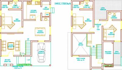 Zealots Cyber Hills (3BHK+3T (1,723 sq ft) 1723 sq ft)